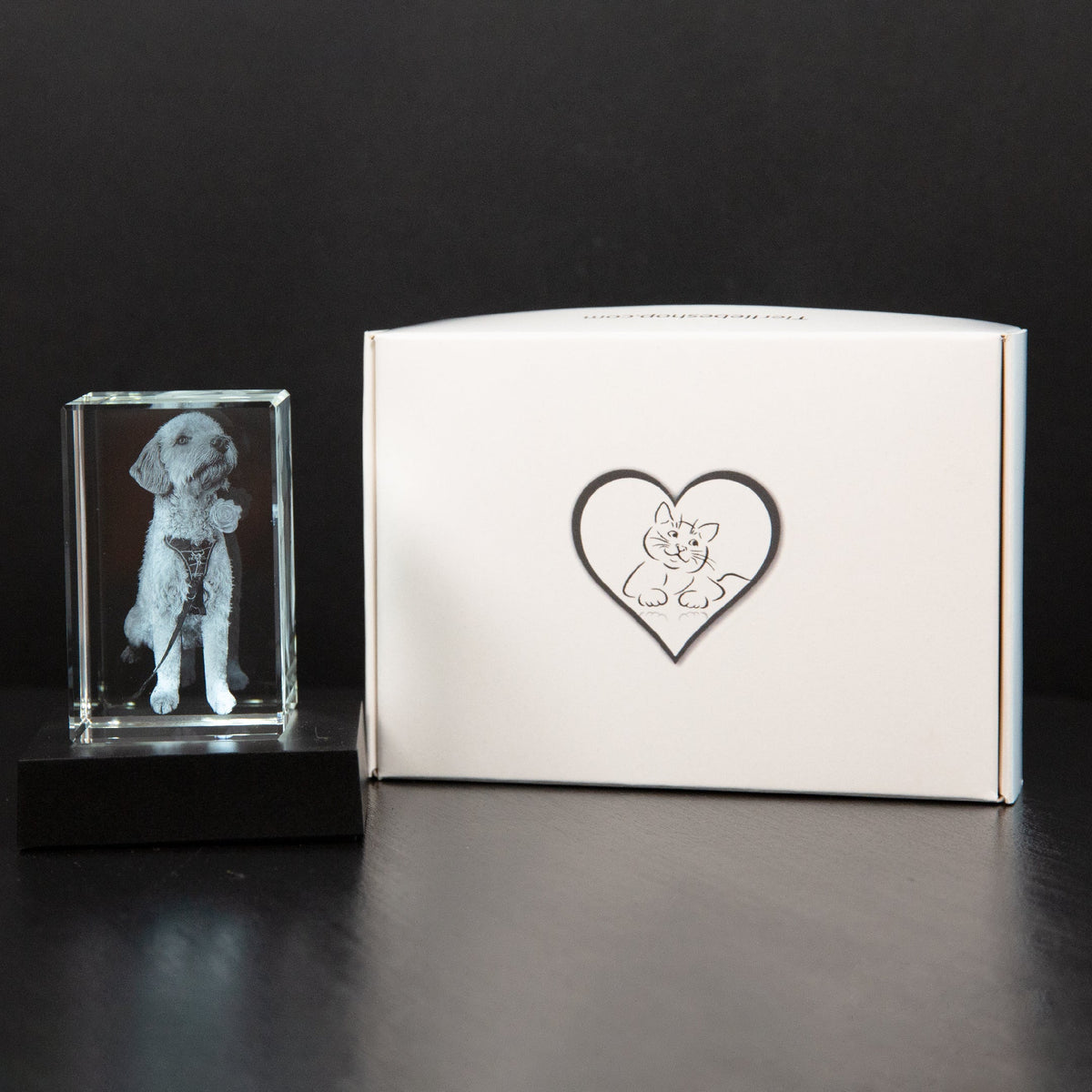 MemoryGlare gepersonaliseerd kristallen fotoblok