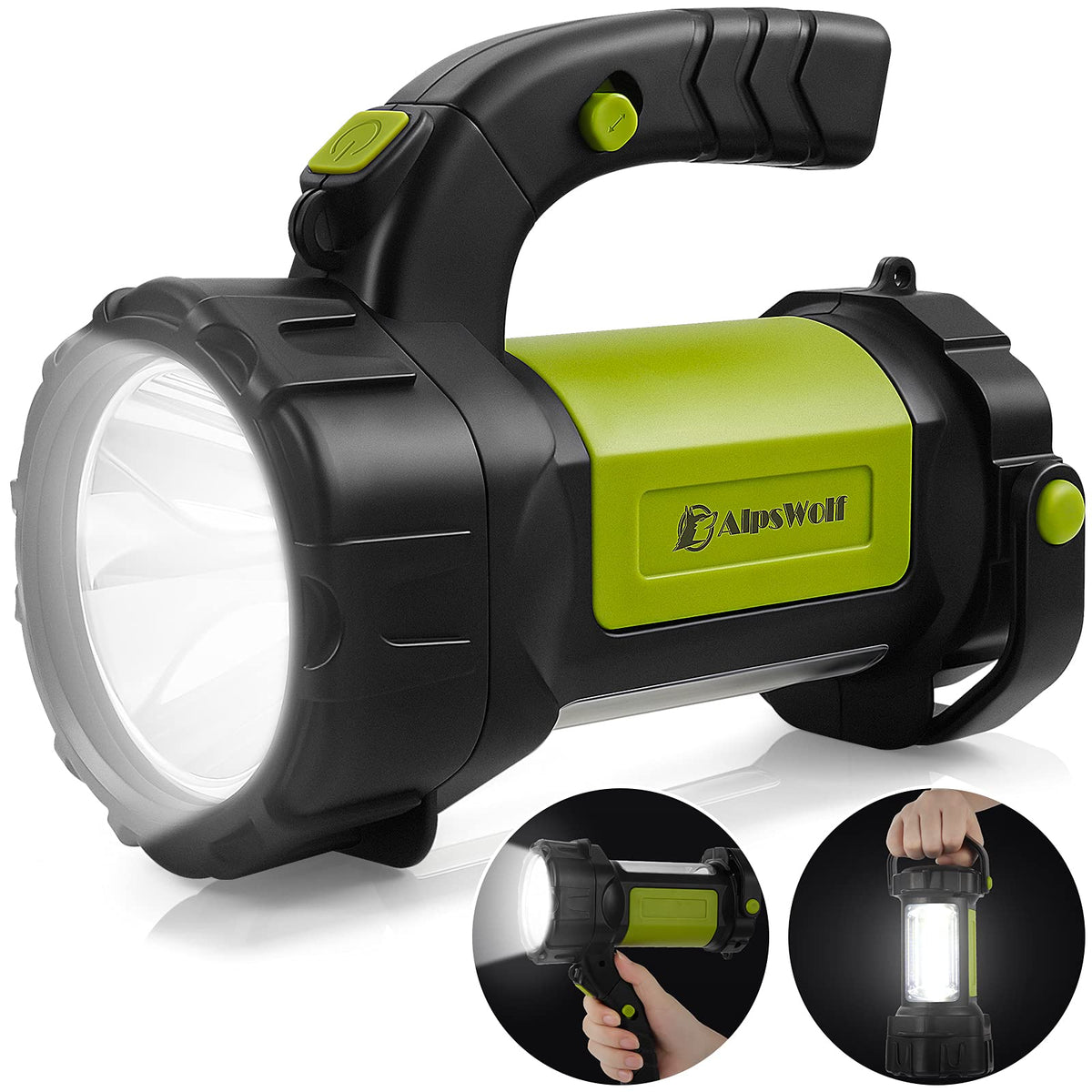 Tim oplaadbare LED-zaklamp en campinglamp