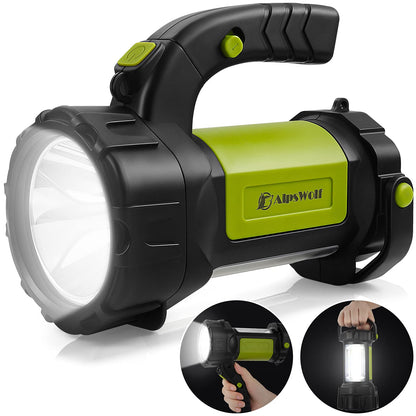 Tim oplaadbare LED-zaklamp en campinglamp