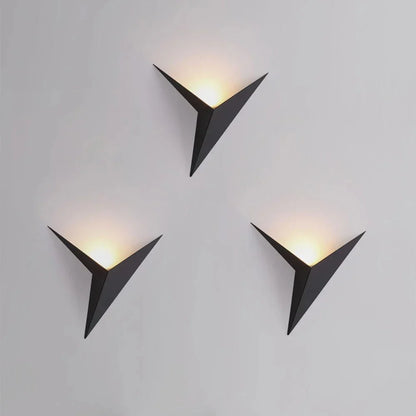 TRIGLOW moderne driehoekige LED-wandlamp