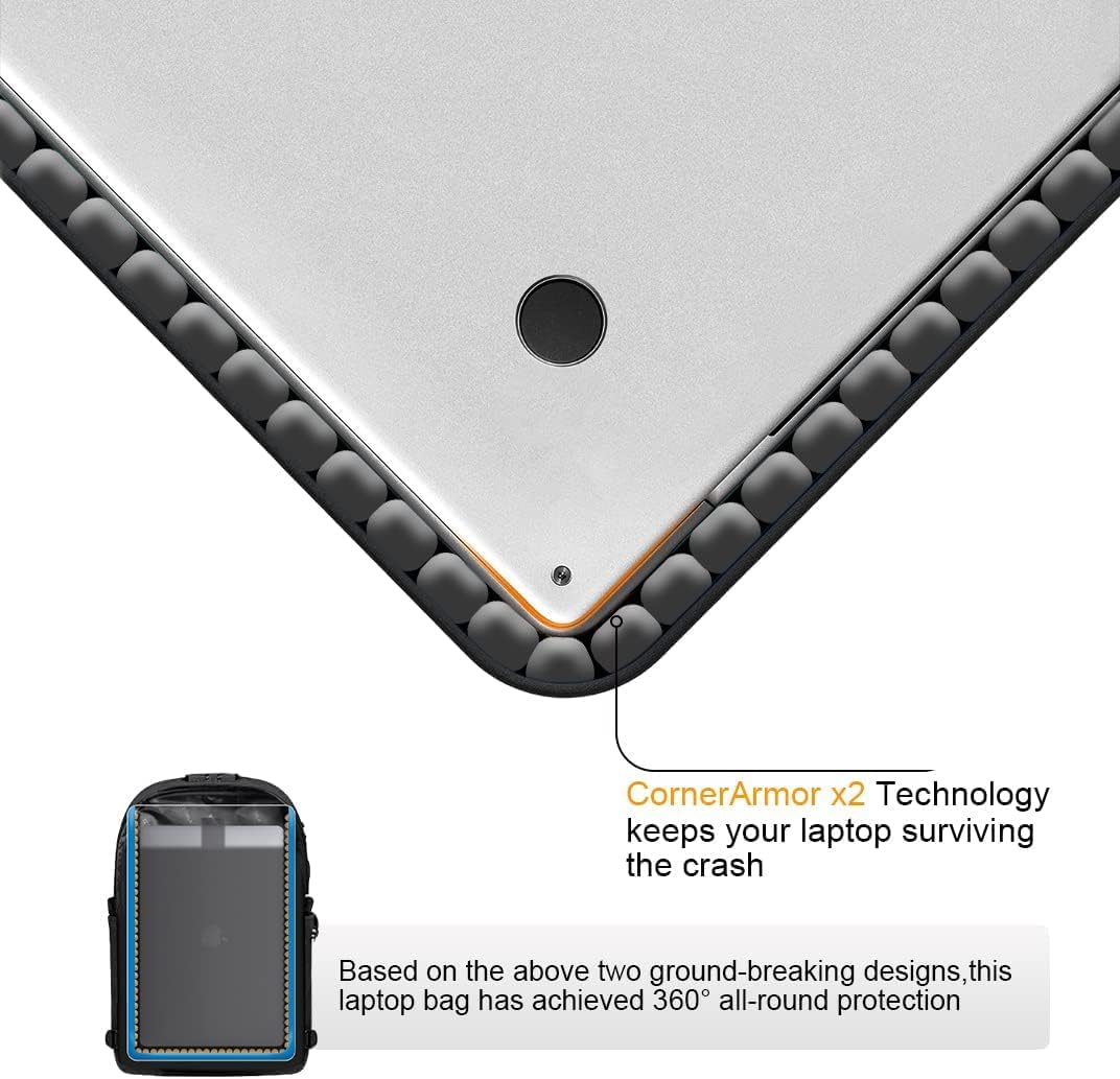 Anti-diefstal laptop reisrugzak met USB-poort