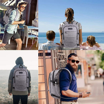Anti-diefstal laptop reisrugzak met USB-poort
