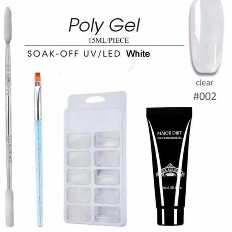 Polygel nagelkit voor manicure