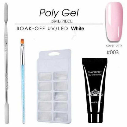 Polygel nagelkit voor manicure