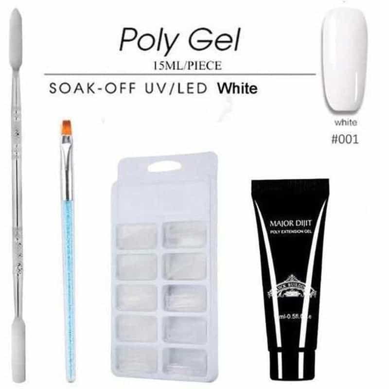 Polygel nagelkit voor manicure