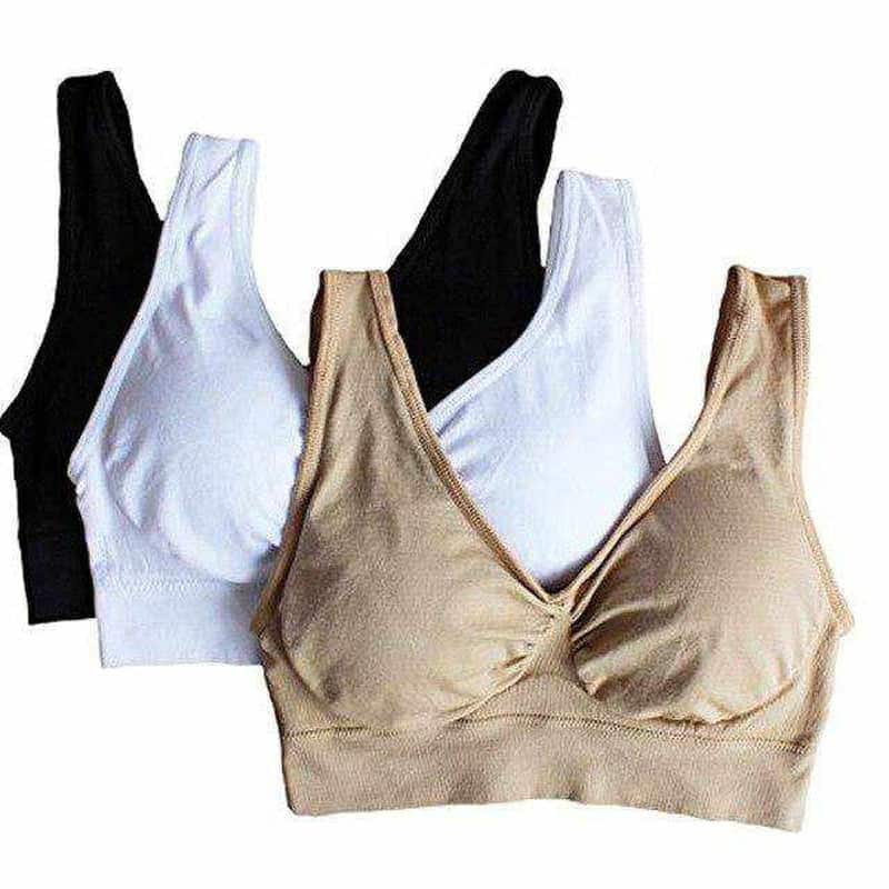 Naadloze push-up beha set