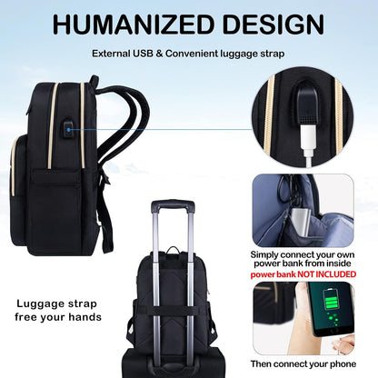 Rovik waterdichte laptop rugzak