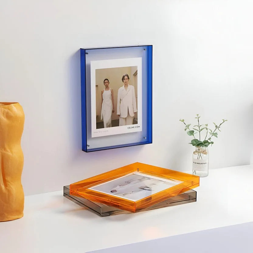 Helder acryl fotolijst minimalistische wandlijst