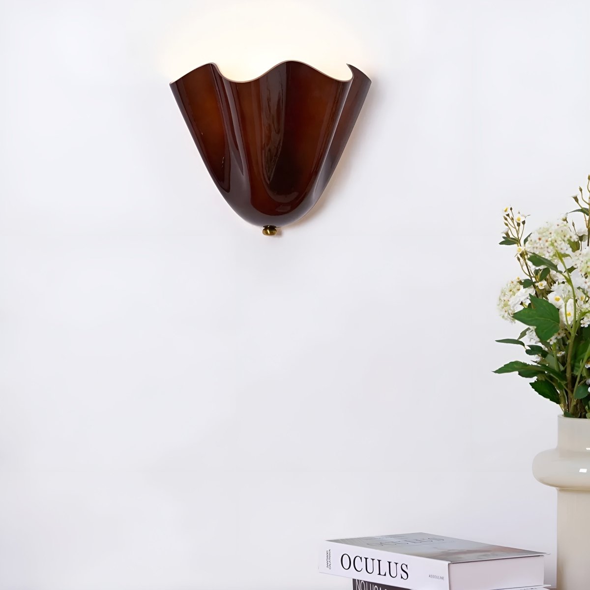 VintGlow vintage glas-in-lood wandlamp