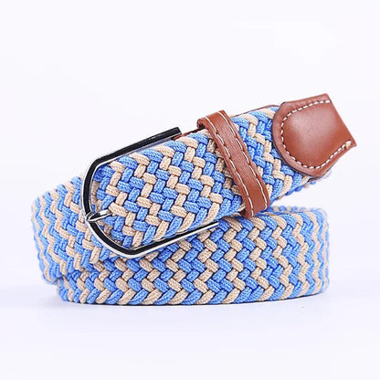 StretchBuckle elastische faux lederen riem