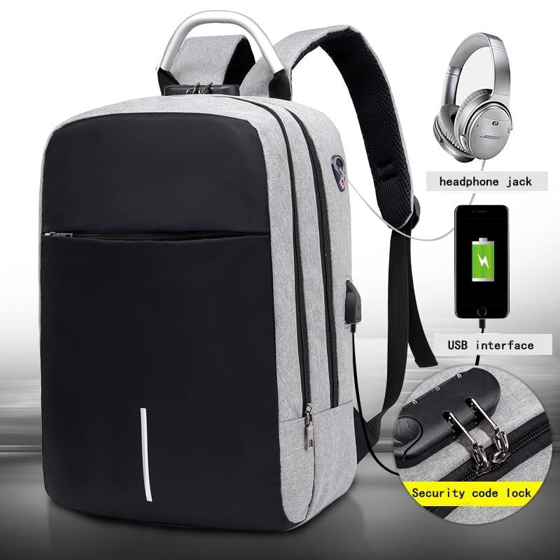 SafeCarry antidiefstal rugzak met USB-oplaadpoort