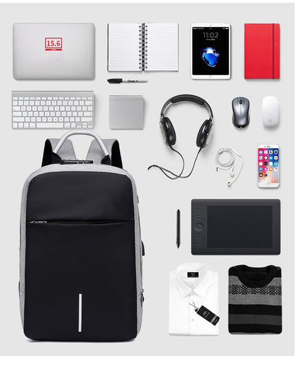 SafeCarry antidiefstal rugzak met USB-oplaadpoort