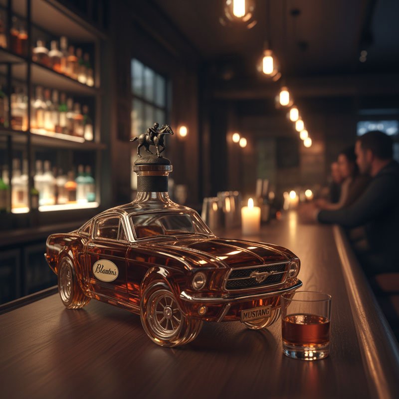 Odior whiskykaraf in autovorm