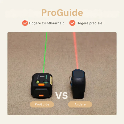 ProGuide laserwaterpas met stofafzuiging