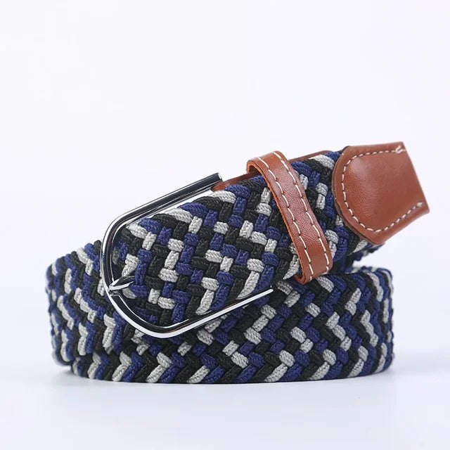 StretchBuckle elastische faux lederen riem