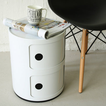 Ronde Kast met Draaiende Deurtjes