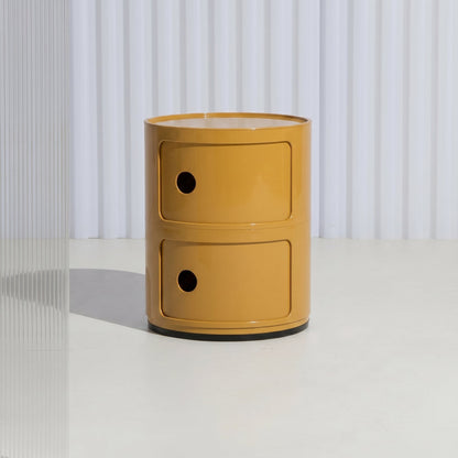 Ronde Kast met Draaiende Deurtjes